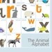 Animal Alphabet Print