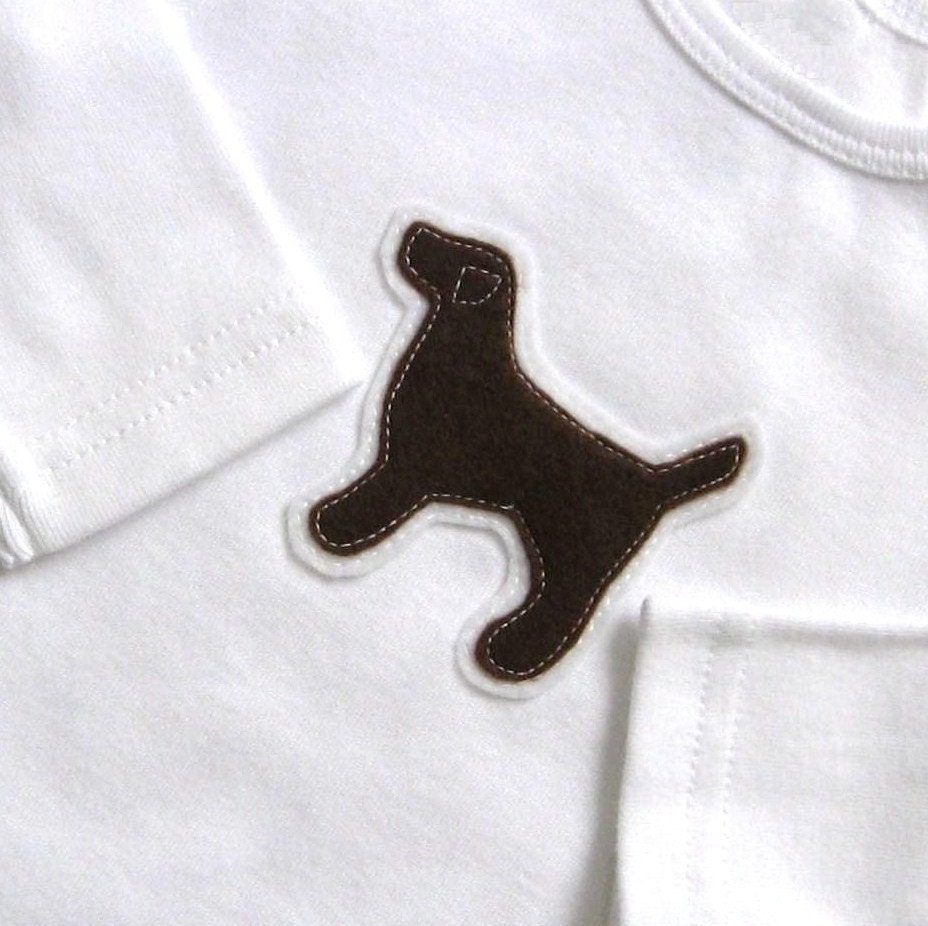 Chocolate Lab Bodysuit - Little Lab Lover from Top to Bottom (LONG SLEEVE)