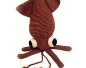 Amigurumi PATTERN: Crochet Squid -pdf-
