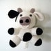 Amigurumi PATTERN: Crochet Cow -pdf-