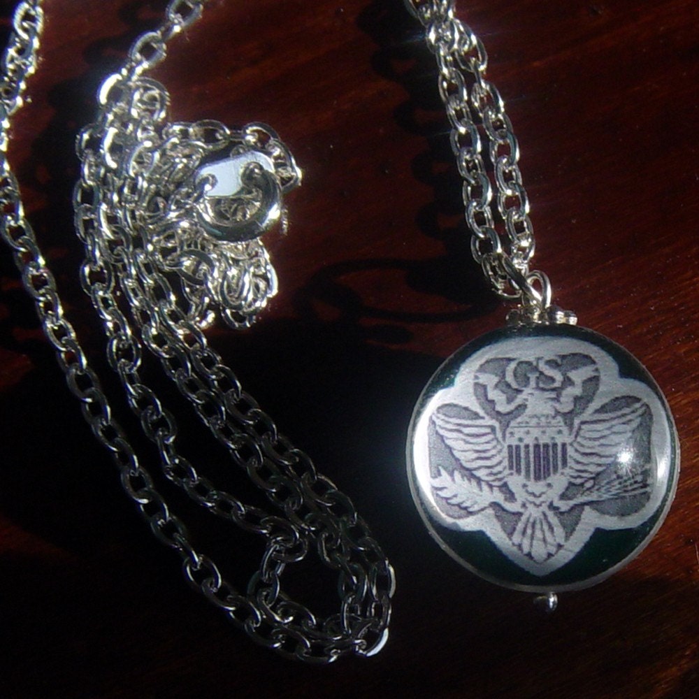 Girl Scout Bubble Charm Necklace