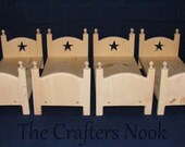 Stackable Star Quad Doll Bunk Bed Four American Girl Stacking Beds Wooden Quadruple