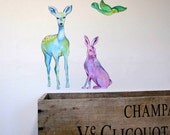 Fabric wall stickers - Tia  StickyTinys