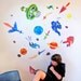 Space Odyssey 1968 -Wall stickers fabric reusable decals