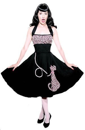 Purrrrfectly Pink Kitty-Cat Halter Dress... Meeeowww