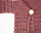 Instant download - Crochet PATTERN (pdf file) - Baby Bobble Cardigan