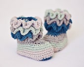 Instant download - Baby Booties Crochet PATTERN (pdf file) - Magic Boots