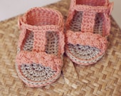 Instant download - Baby Booties Crochet PATTERN (pdf file) - Braided Gladiator Sandals