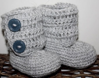 Instant download - Baby Booties Crochet PATTERN (pdf file) - Baby Ankle Boots