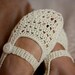 Instant download  - Crochet PATTERN (pdf file) - Ladies Milky Slippers