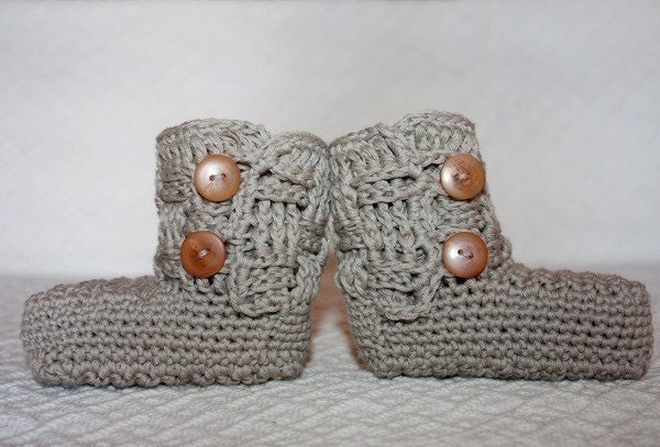 Instant download - Crochet PATTERN (pdf file) - Baby Boy Boots