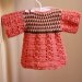 Instant download - Crochet PATTERN (pdf file) - Multi-coloured Top (for baby and toddler)