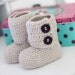 Instant download - Crochet PATTERN (pdf file) - Toddler Ankle Boots