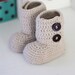 Instant download - Crochet PATTERN for booties (pdf file) - Toddler Ankle Boots