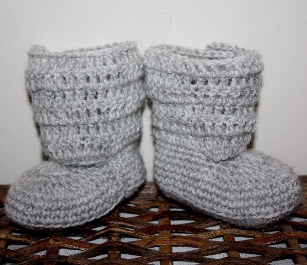 Instant download - Crochet PATTERN (pdf file) - Baby Ankle Boots