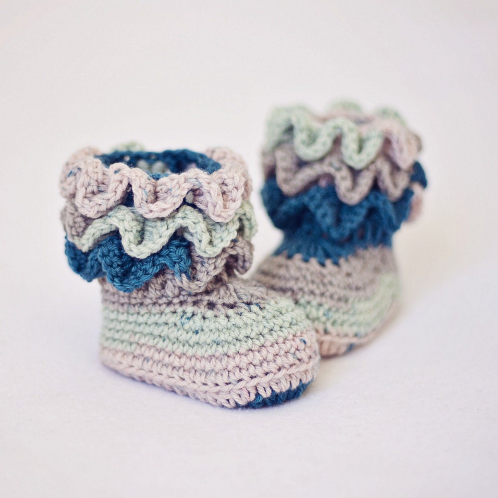 Instant download - Baby Booties Crochet PATTERN (pdf file) - Magic Boots