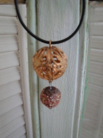 Wire Wrapped Hanging Vase