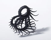 CUSTOM - Mussorgsky Ring with Soft Black Spikes