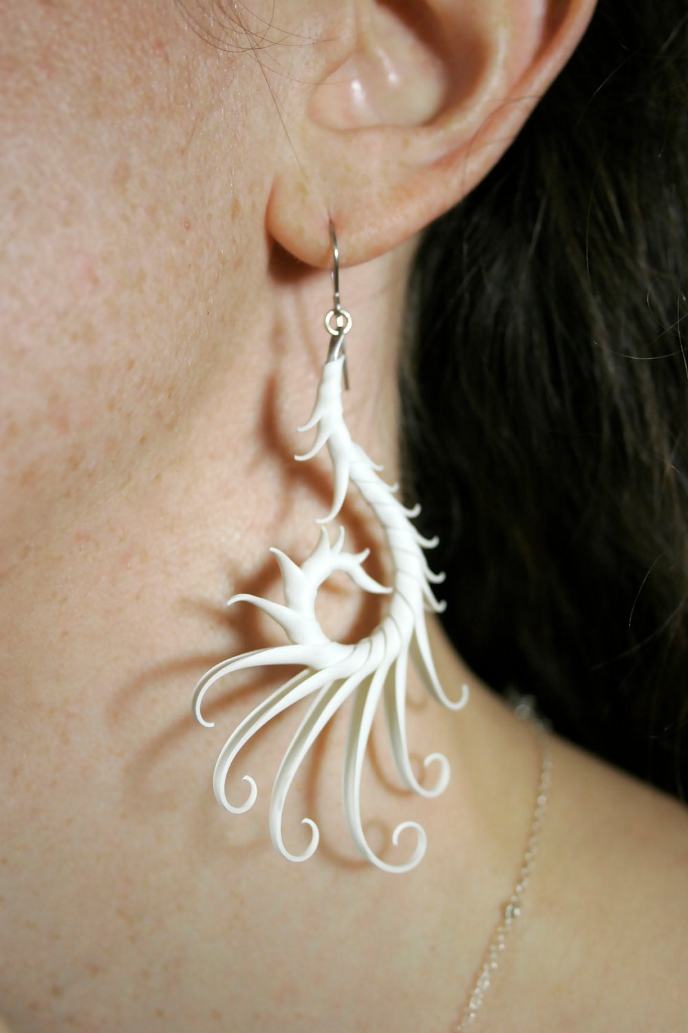 Cygnus Earrings with Soft Spikes