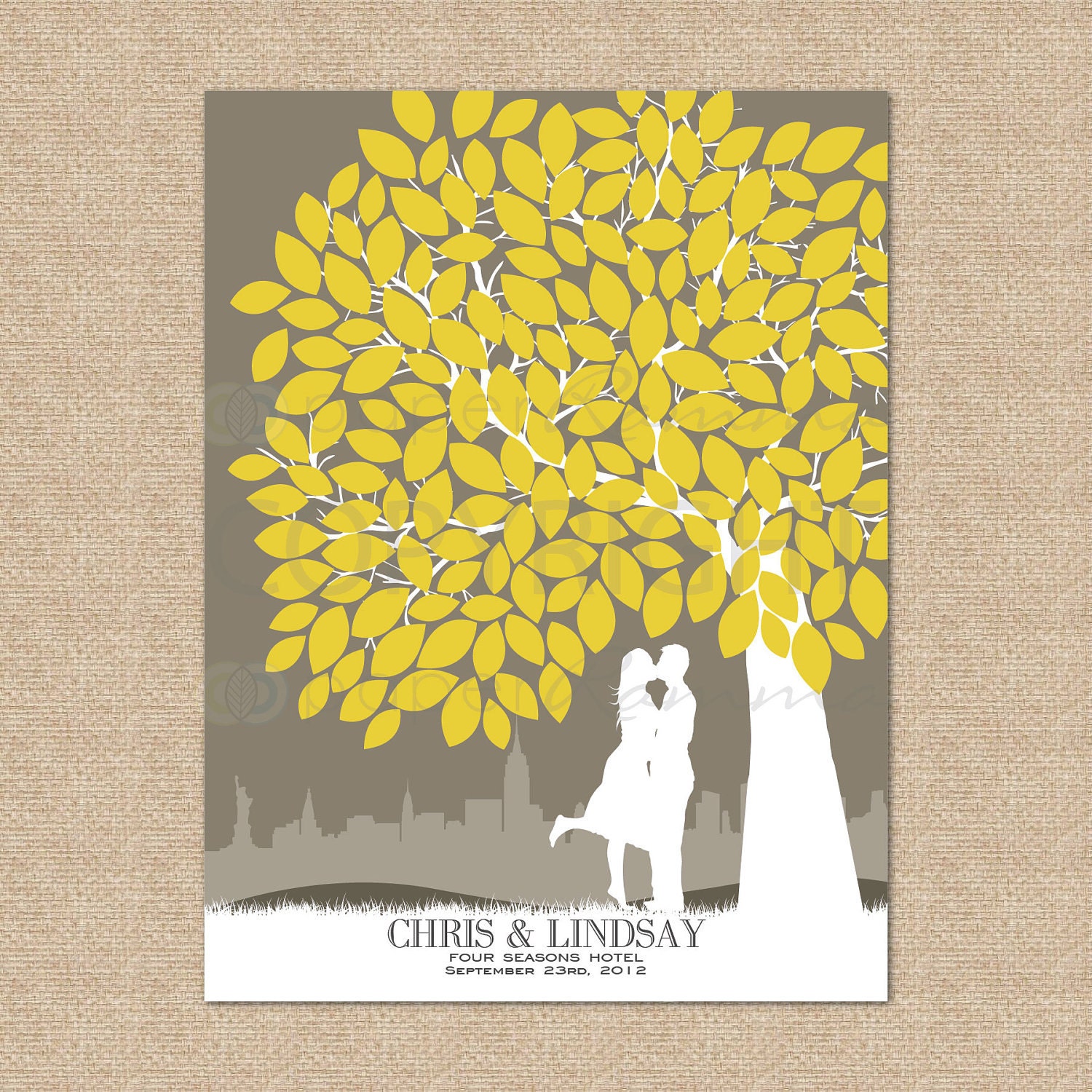 Wedding Tree Canvas