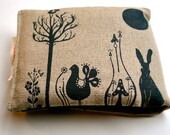 Scandinavian Wonderland hemp Heat Bag Dark Blue