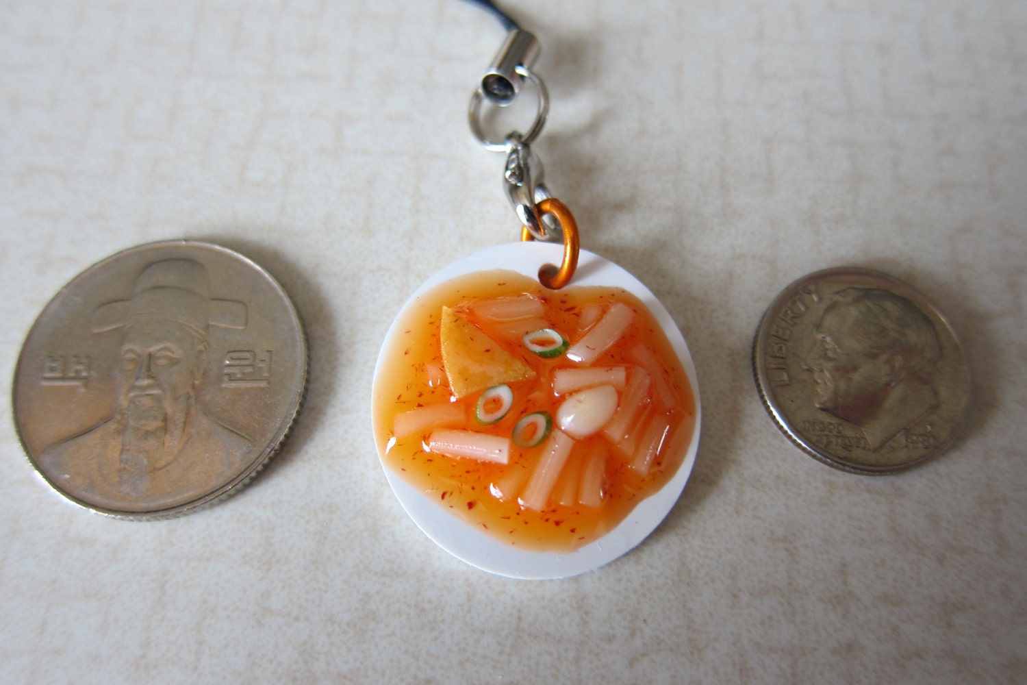 Korean Ddukbokkie Cell Phone Charm