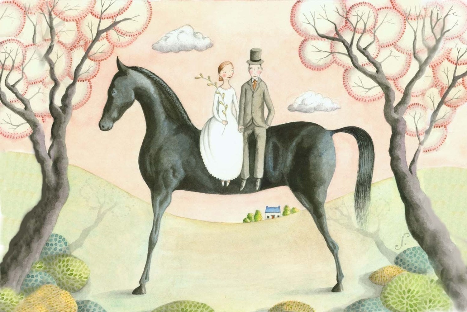 Black Horse (print)