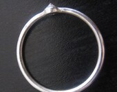 Tiny Reversed Diamond Ring