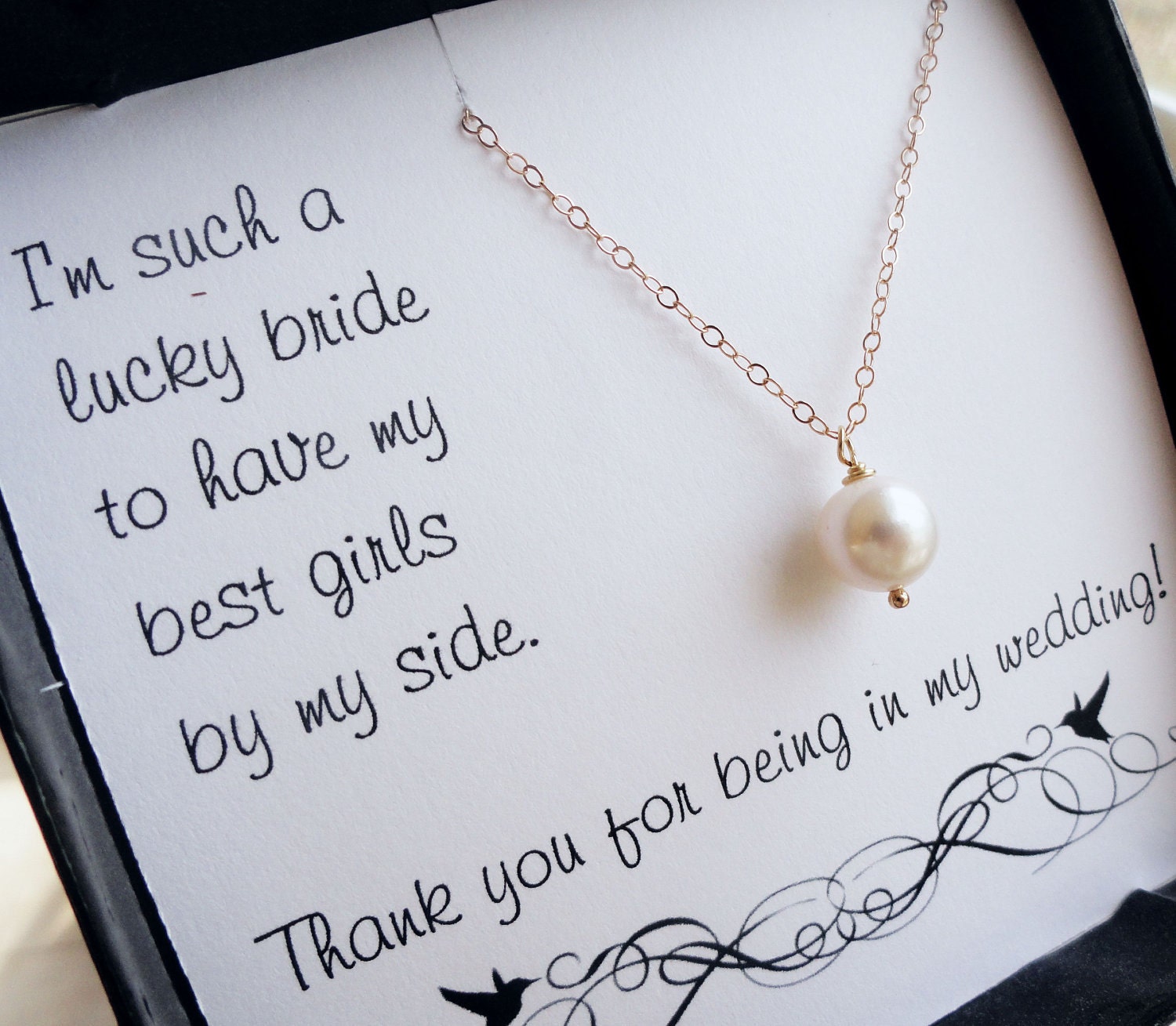 Bridesmaid thank you cards, thank you for being in my wedding, Bridesmaid card, thank you gifts for bridesmaids, bridal party favors