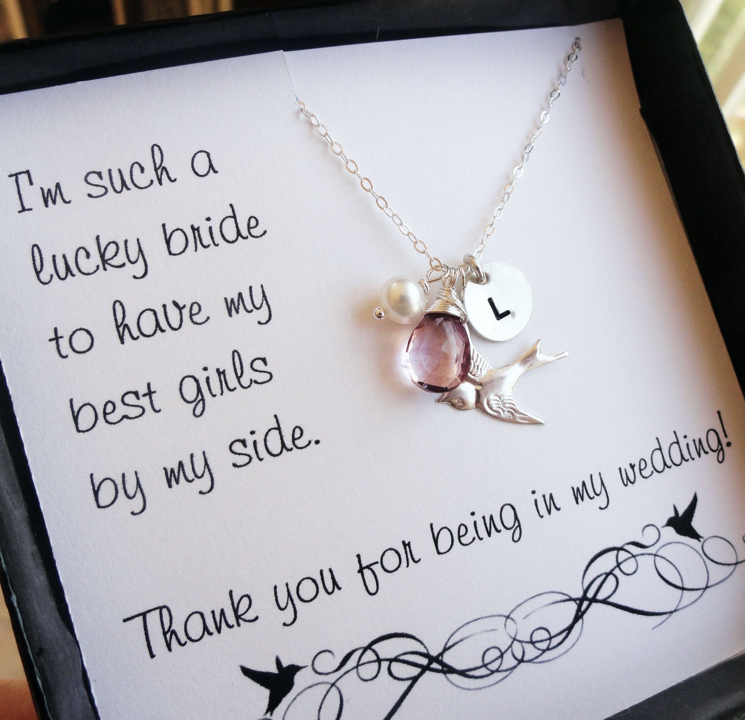 Bridesmaid thank you cards, thank you for being in my wedding, personalized cards, thank you cards, thank you gifts for bridesmaids