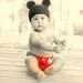 15% OFF use coupon code XMASJULY----Minnie or mickey Mouse set Hat and diaper cover Newborn -12 month