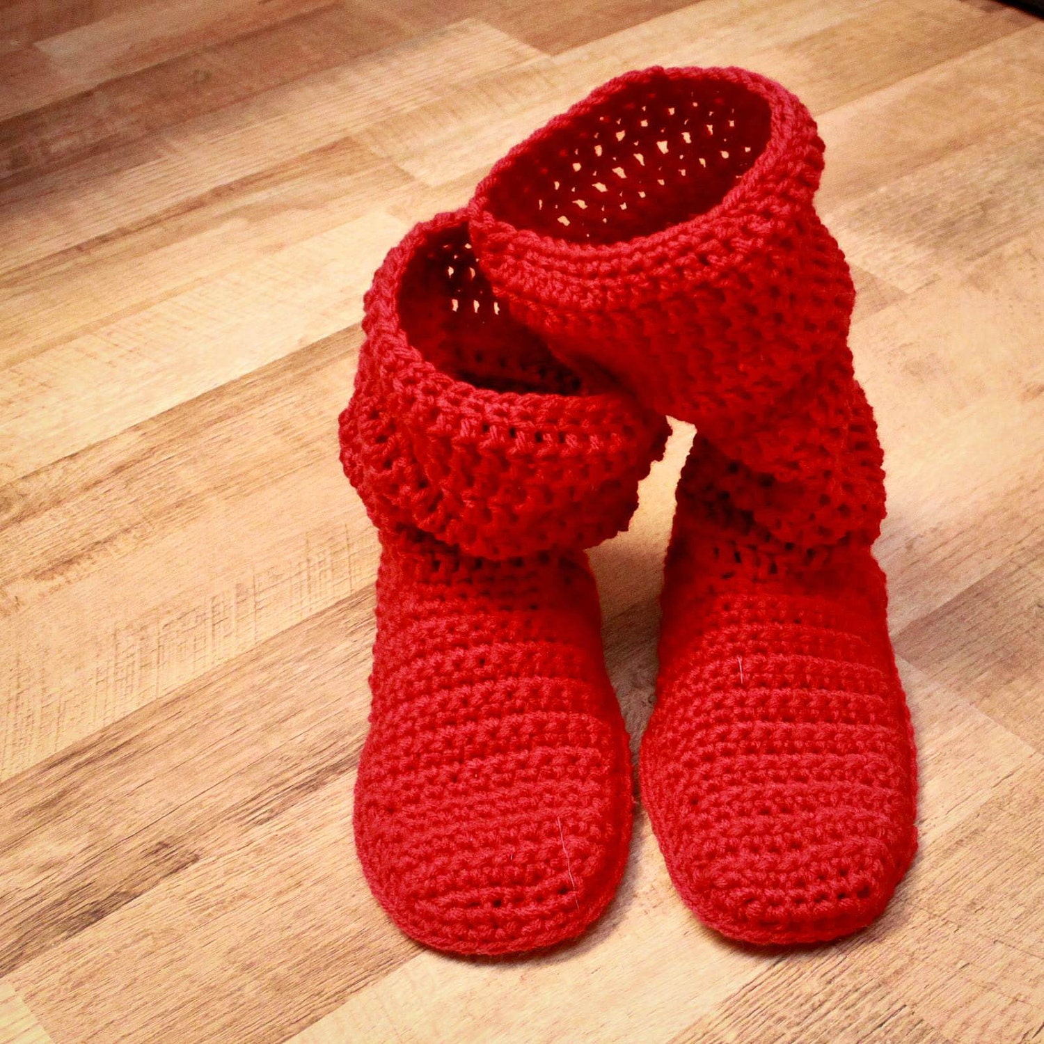 Instant Download - Crochet Pattern - Mamachee Boots (Adult Women Sizes)