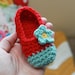 Instant Download - Crochet Pattern - Chloe Slippers (Newborn - Small Child Sizes)