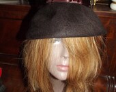Glenover Brown Felt Hat w Satin Band