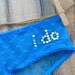 HE has my heart BRIDAL i do undie with rhinestones size small - SHIPS in 24 hours - last one