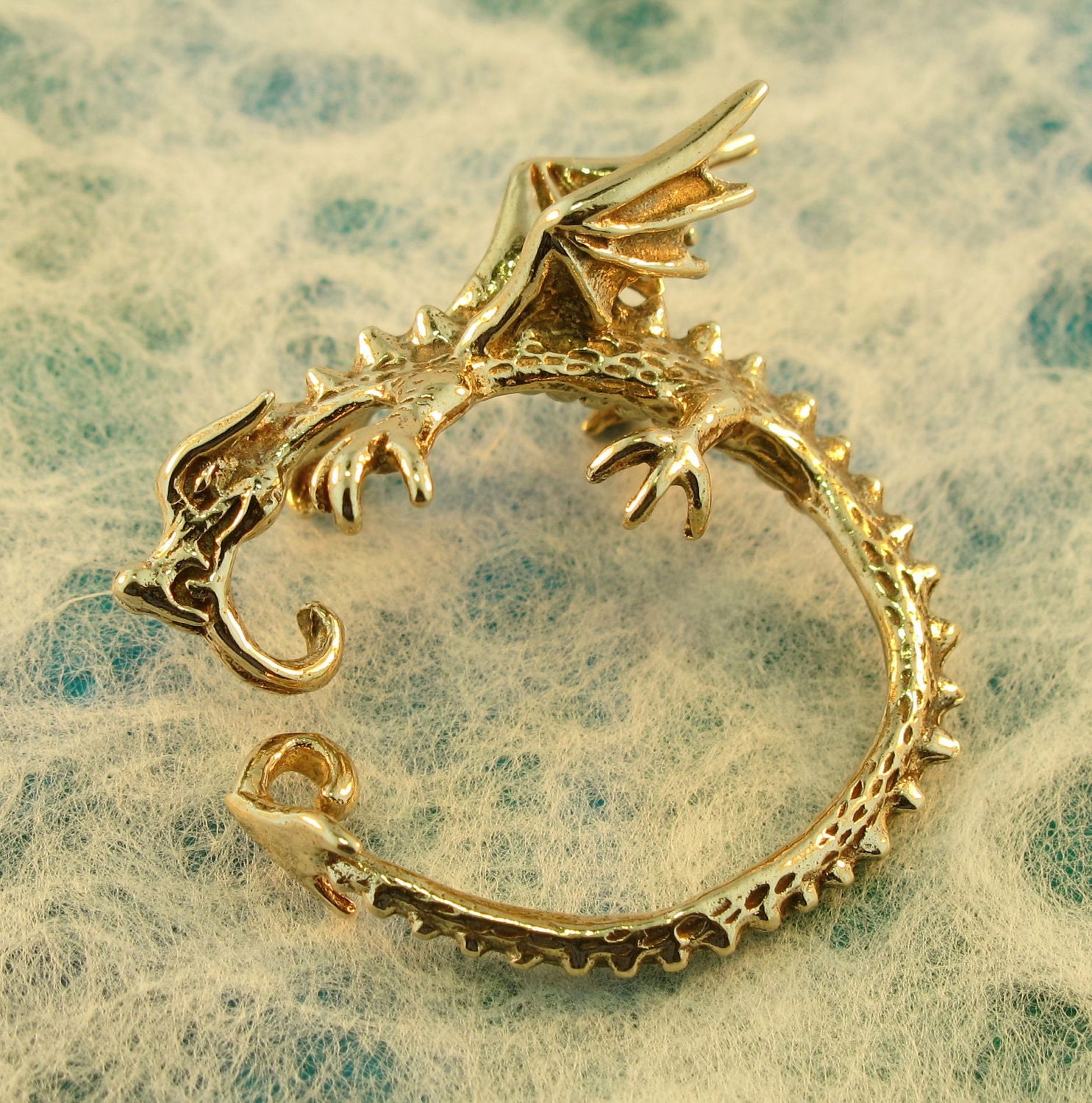 Bronze Dragon Whisperer Hoop - Ear Cuff