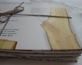 Eco Friendly Handmade Envelopes Set of 15 Upcycled from Discarded Eyewitness Book on Trees