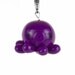 Purple Octopus Polymer Clay Lanyard Charm
