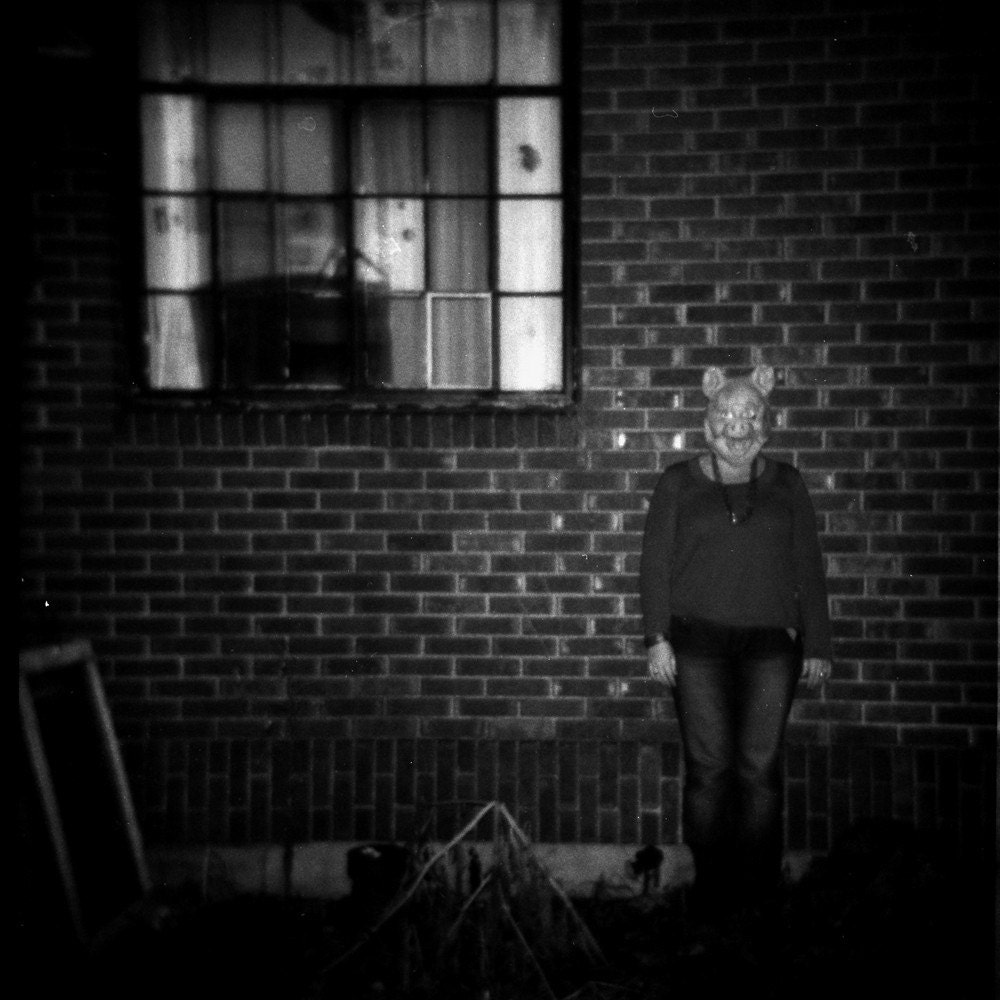 Signed, Sally (Sadly) 8x8 holga print on metallic paper