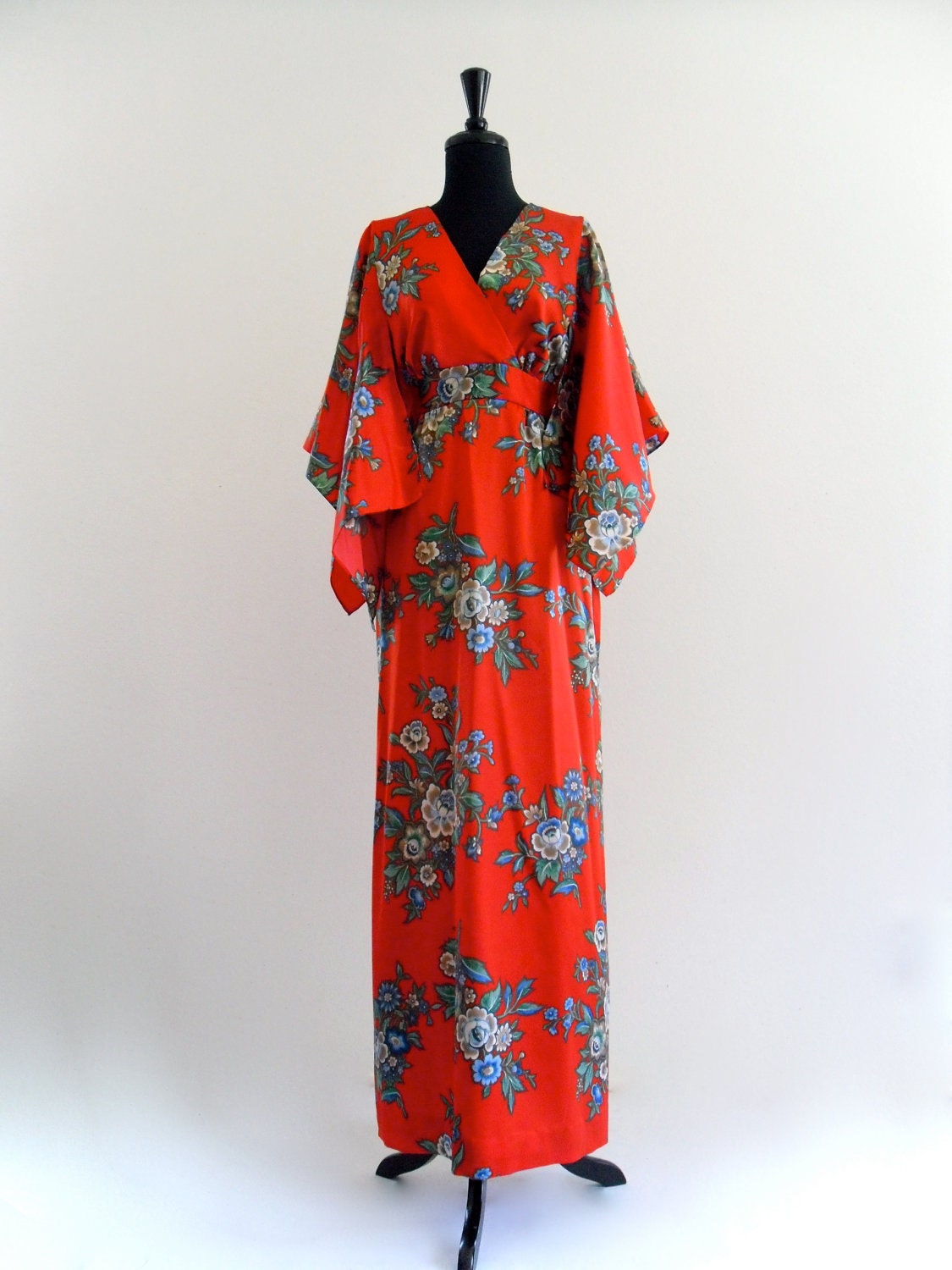 Reserved . Nov 6 . LiBerty HouSe HaWaii KiMono fLuTTer EmPiRe MaXi Gown DreSs . One Size . SML . D115 .