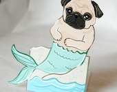 MerPug - Desk Decor Paper Doll