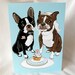 Wedding Boston Terriers - Greeting Card