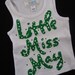 Little Miss May--available in short or long sleeves, onesie and tank styles