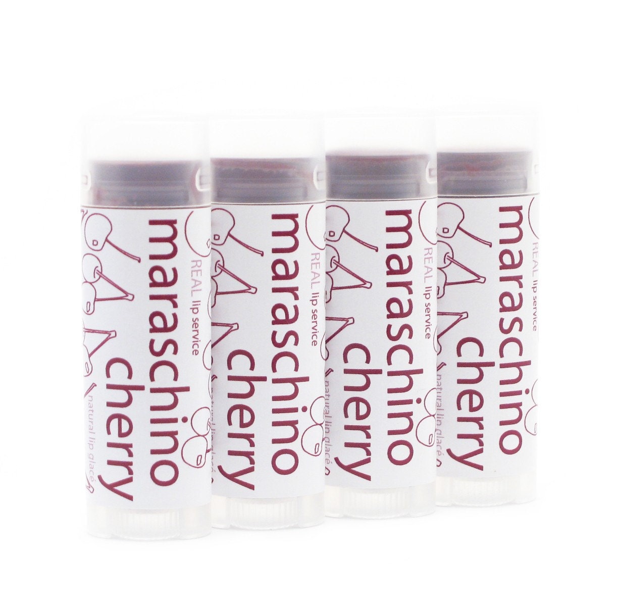 Maraschino Cherry Tinted Lip Glace - Tinted Lip Balm - Lip Tint - Natural