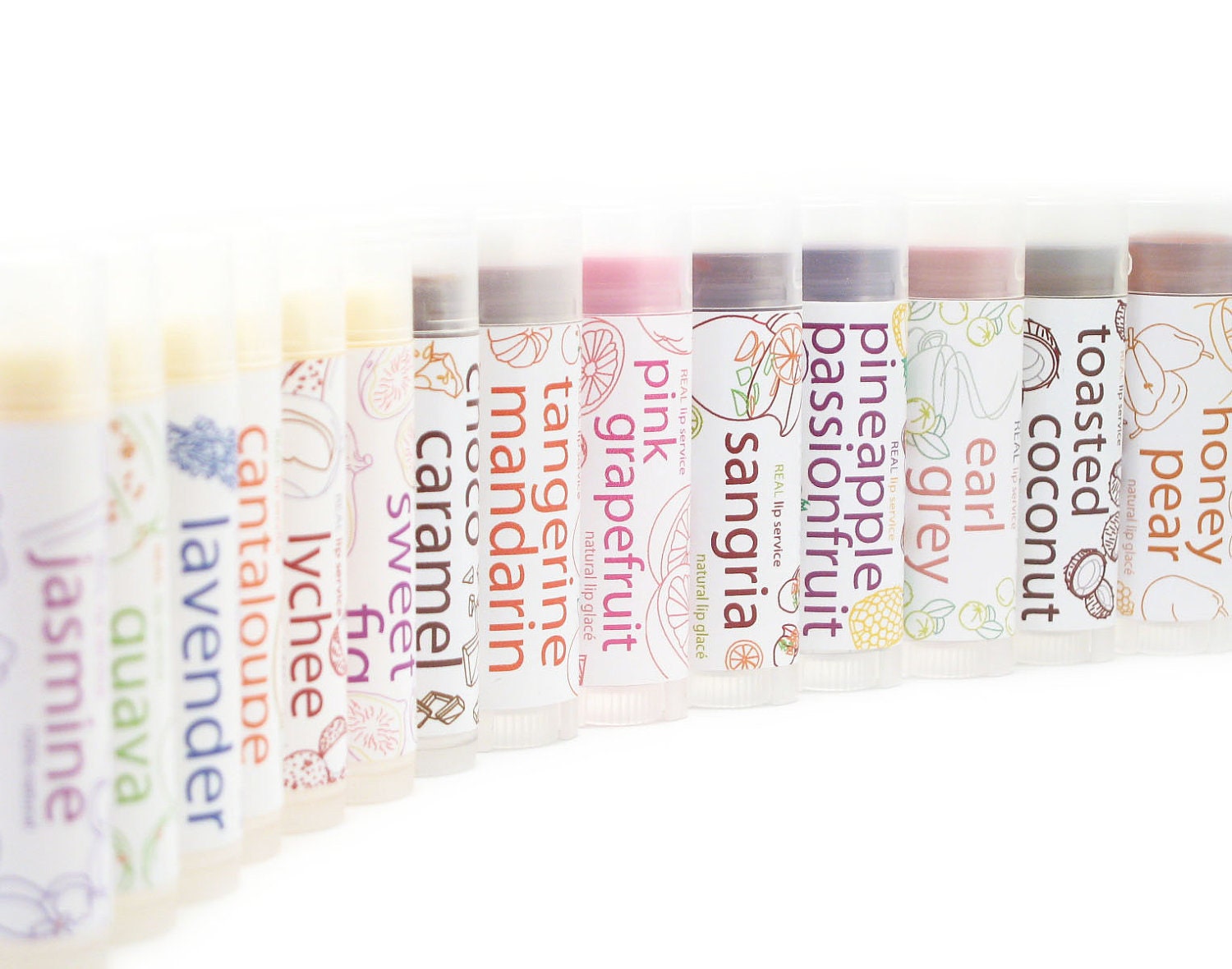 Lip Balm and Glacé Sampler - Choose 4 from 64 Balms and Tinted Glacés