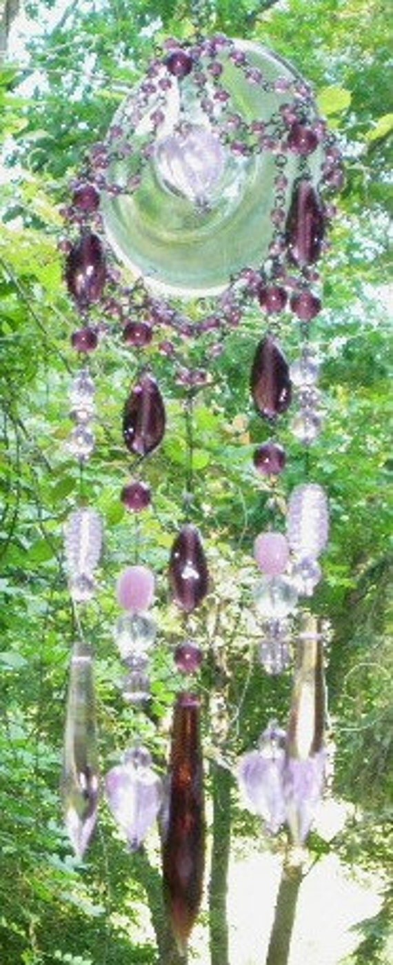 suncatcher wind chime indoor/outdoor  ( sweet memories )