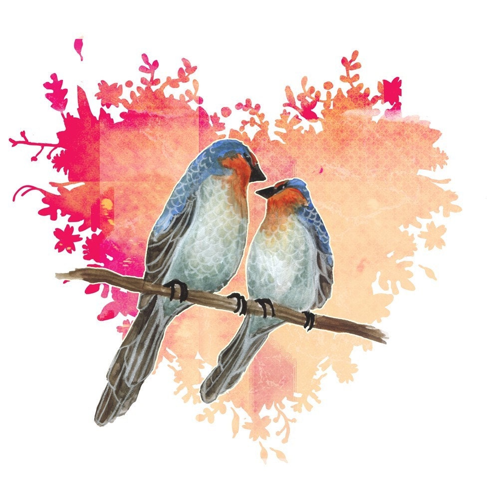 Love Birds print