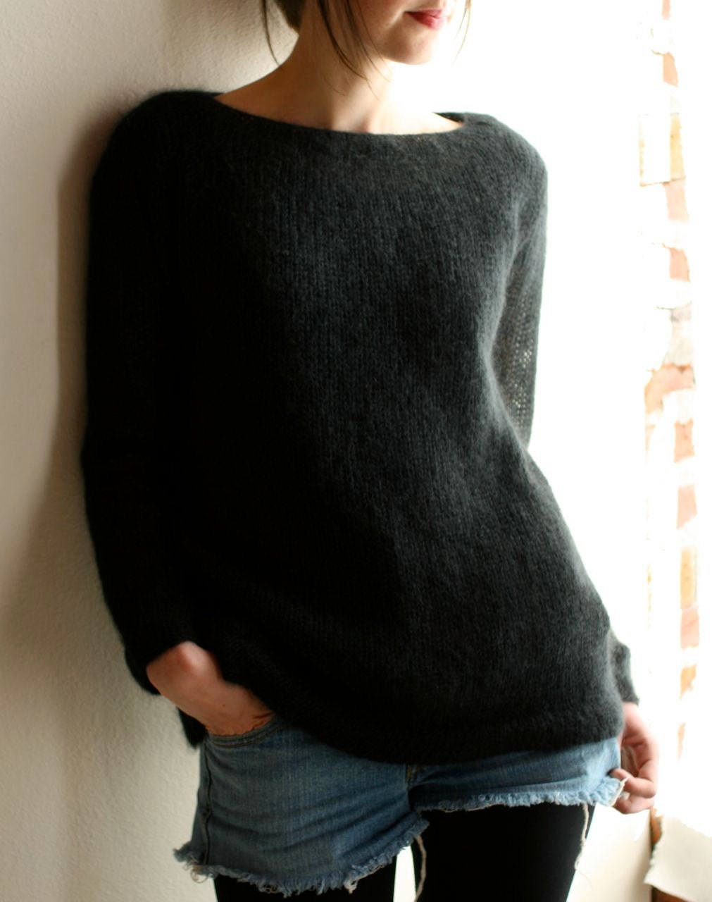 st. francis - black  (S, M, L) made-to-order