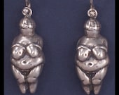 VENUS OF WILLENDORF- Earrings- Sterling Silver