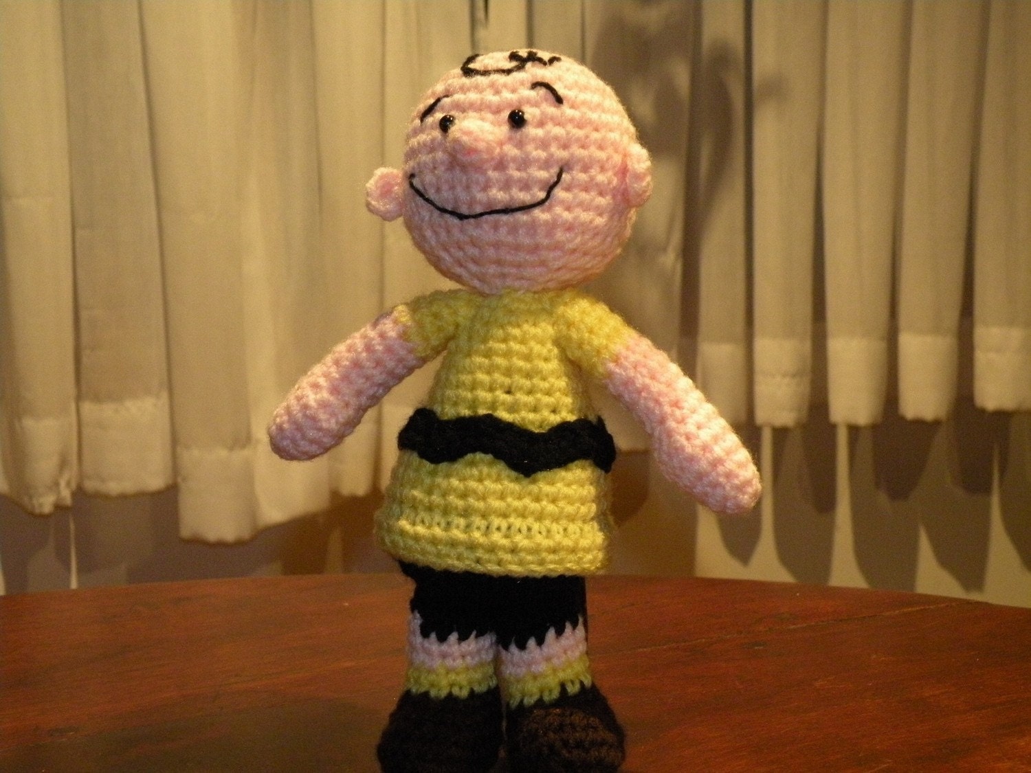 PDF crochet pattern - Charlie Brown Peanuts 9.6 inches amigurumi doll